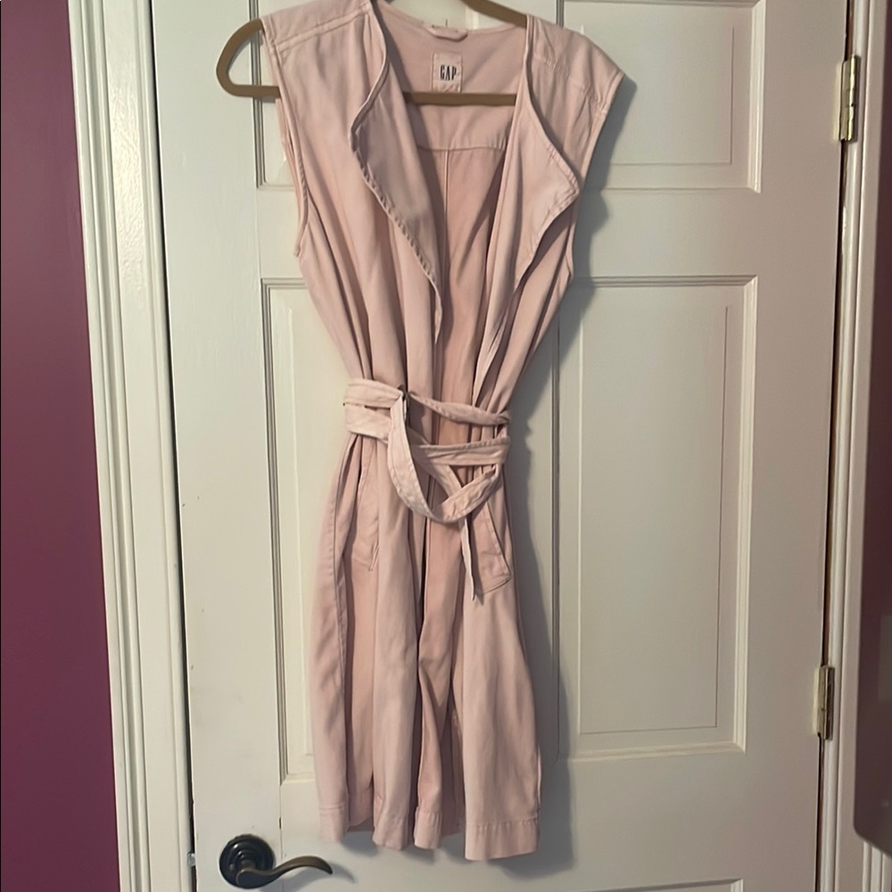 GAP Women's Pink Sleeveless Dress Medium wrap dress